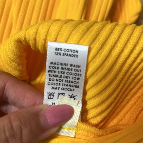 BNWT - COTTON CITIZEN IBIZA MIDI DRESS - YELLOW - S - Picture 6 of 6